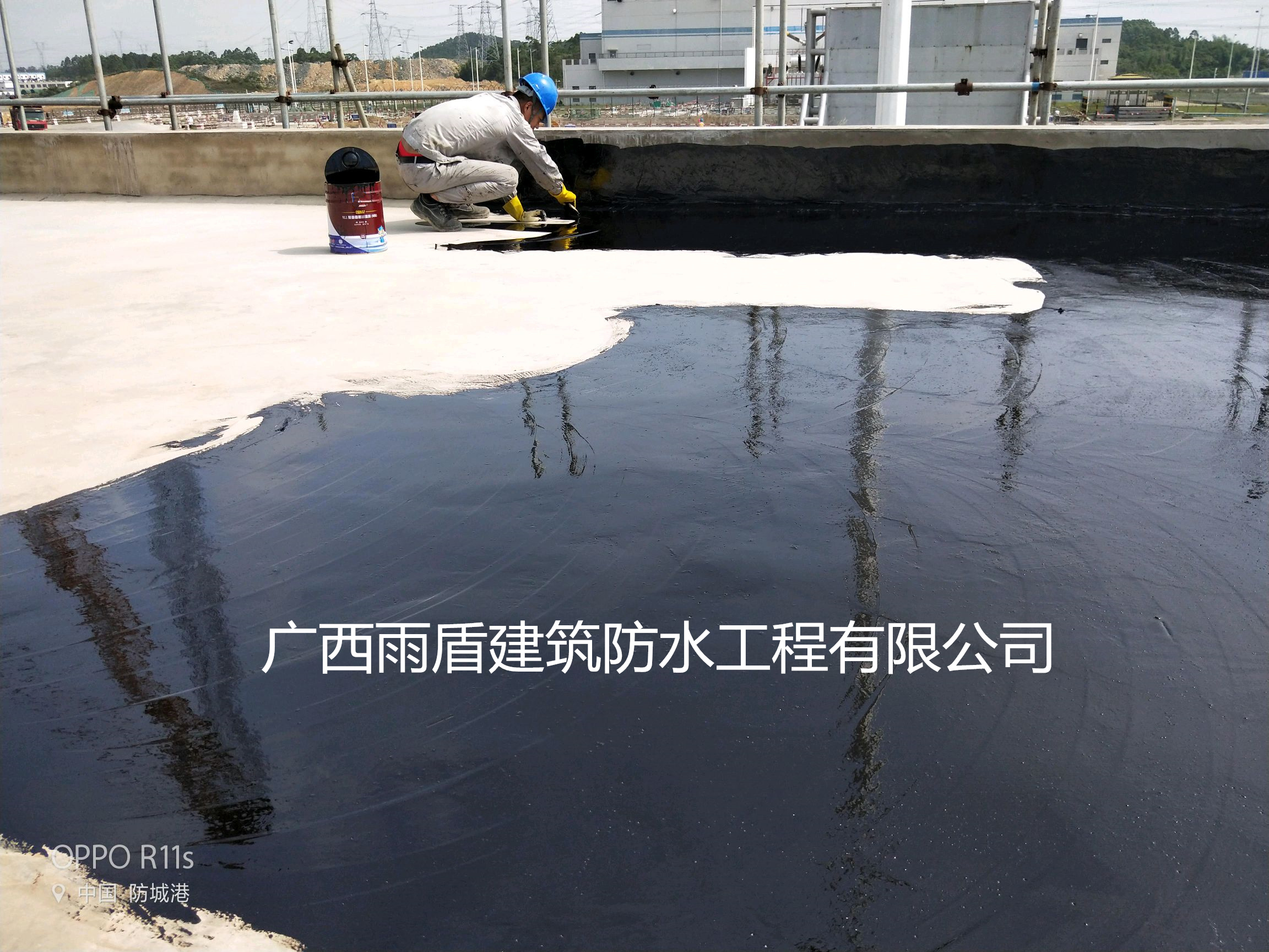 防城港市國家核電站屋面聚氨酯施工